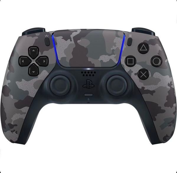 PS5 PlayStation 5 DualSense Wireless Controller Gray Camouflage
