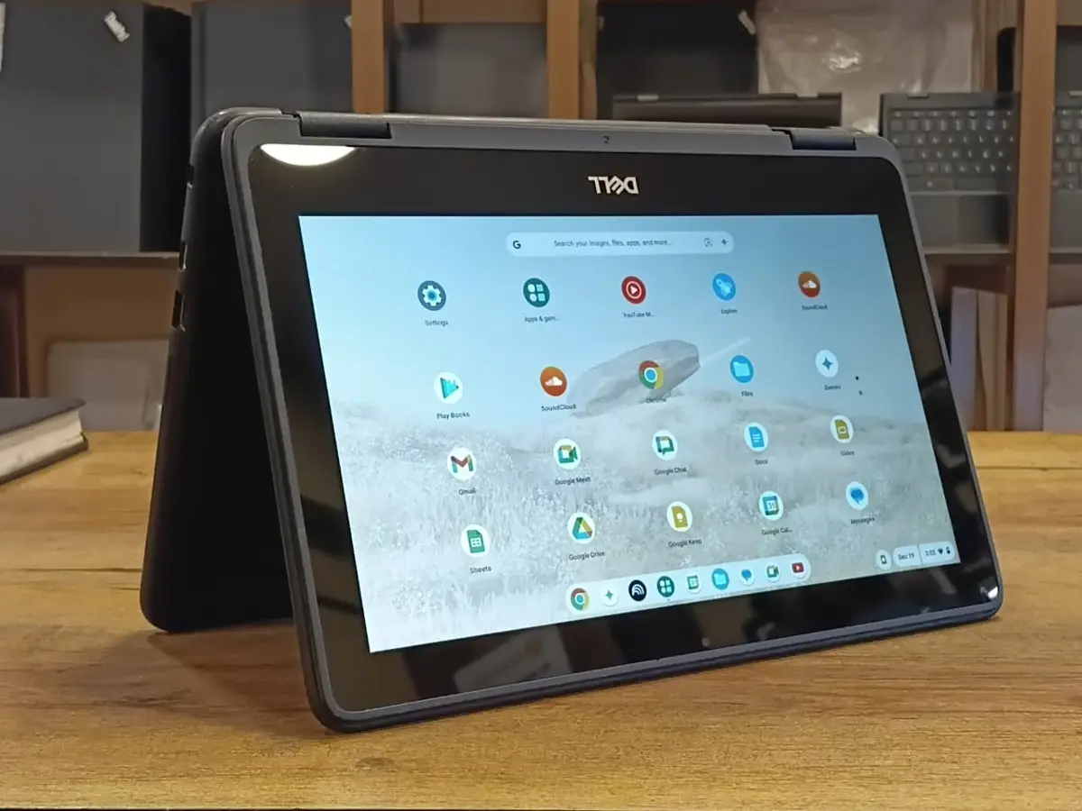 Dell Chromebook 5190 2 in 1 - Intel Celeron Dual Core N3350 | 4GB RAM | 32GB eMMC Storage